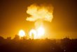 Israeli occupation warplanes attack several areas south of the Gaza Strip