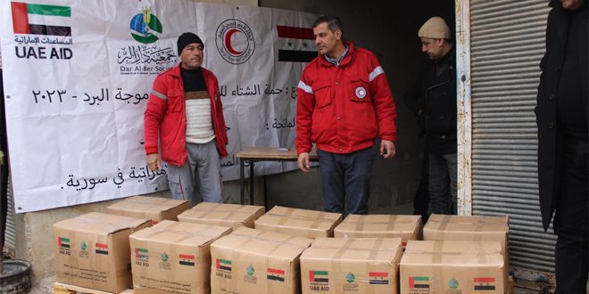 UAE’s DABS implements humanitarian initiative in Syrian governorates