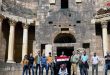 European tourist group visits Busra al-Sham in Daraa