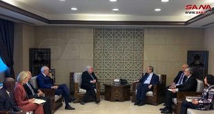 Canciller al-Mekdad se reúne con Secretario General Adjunto de Asuntos Humanitarios