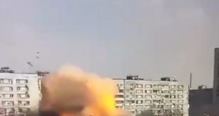 Fuerzas de Kiev bombardean un edificio en Zaporozhye causando 18 heridos