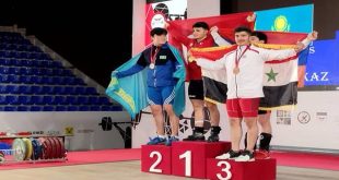Siria logra medalla de bronce en Campeonato Mundial de Halterofilia en Albania