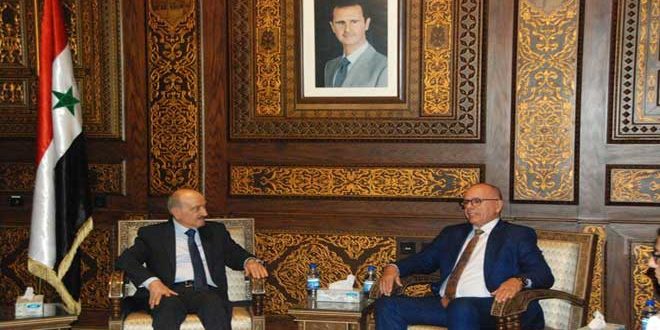 Ministro sirio del Interior recibe a Embajador de Brasil