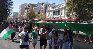 Movilizaciones en Chile en solidaridad con Palestina