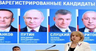Comienzan elecciones presidenciales en Rusia
