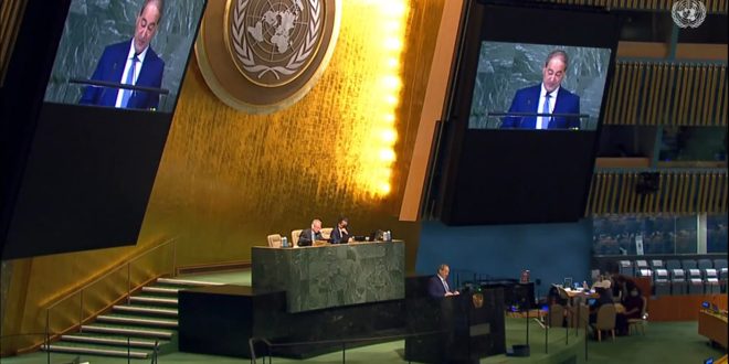 مقداد در سخنان خود در برابر مجمع عمومی سازمان ملل: سوریه خواستار ایجاد یک نظم جهانی چندقطبی است که در آن همه در زیر چتر  سازمان ملل هستند