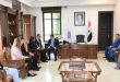 رئیس دانشگاه دمشق با مورنو روابط همکاری های مشترک علمی و فرهنگی را بررسی می کند
