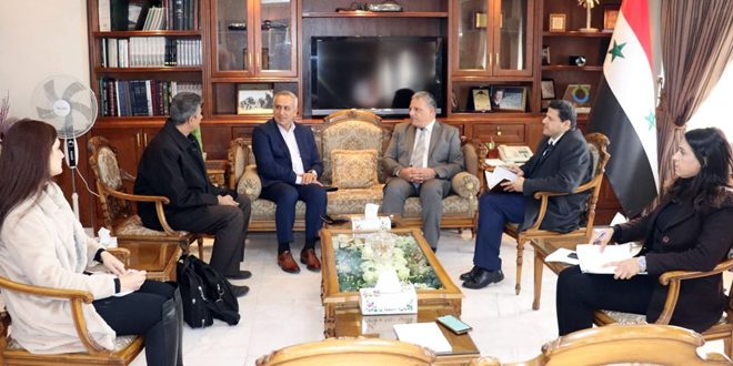Qatana discute avec l’Association d’amitié irano-syrienne de l’échange des produits et des technologies agricoles