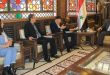 מושל דמשק נפגש עם משלחת של חברי מזכ”לות התאחדות הקהילות והמוסדות הפלסטיניים בתפוצה – אירופה