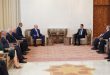 Cumhurbaşkanı Beşşar el Essad, Abhazya Cumhurbaşkanı Aslan Bjanya’yı kabul ediyor