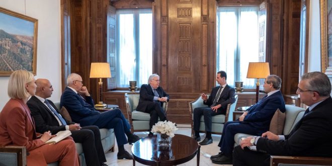 Cumhurbaşkanı Esad, Griffiths İle Bir Araya Geldi