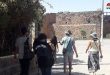 Farklı Milletlerden Bir Turist Grubu Busra El  Şam Antik Kentini Ziyaret Etti